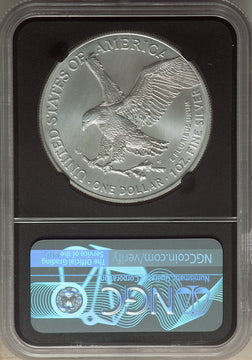 2022-(W) S$ Silver Eagle Struck at West Point FDI NGC MS70