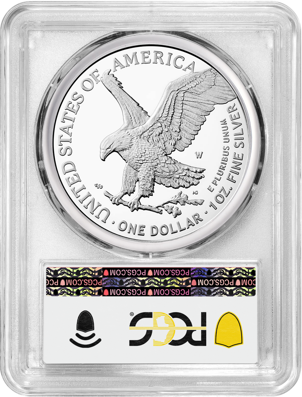 2023-W Proof Silver Eagle First Day of Issue PCGS PR70 Deep Cameo