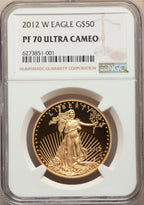 2012-W $50 One-Ounce Gold Eagle NGC PF70