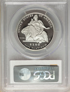 2004-W P$100 One-Ounce American Platinum Eagle Statue of Liberty PCGS PR70