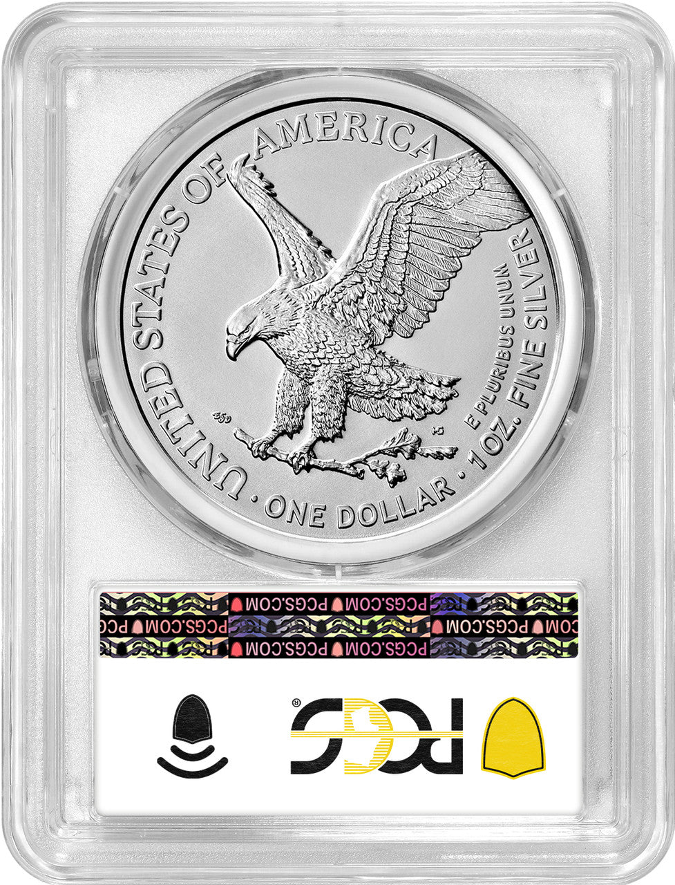 2024 American Silver Eagle FDI Tread Label PCGS MS70