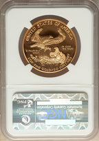 1997-W $50 One-Ounce Gold Eagle NGC MS70
