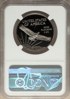 1997-W $100 One-Ounce Platinum Eagle Statue of Liberty NGC PF70