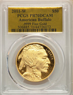 2011-W $50 One-Ounce Gold Buffalo DC PCGS PR70