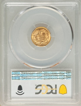 1880 G$1 CAC Gold Dollar PCGS MS66