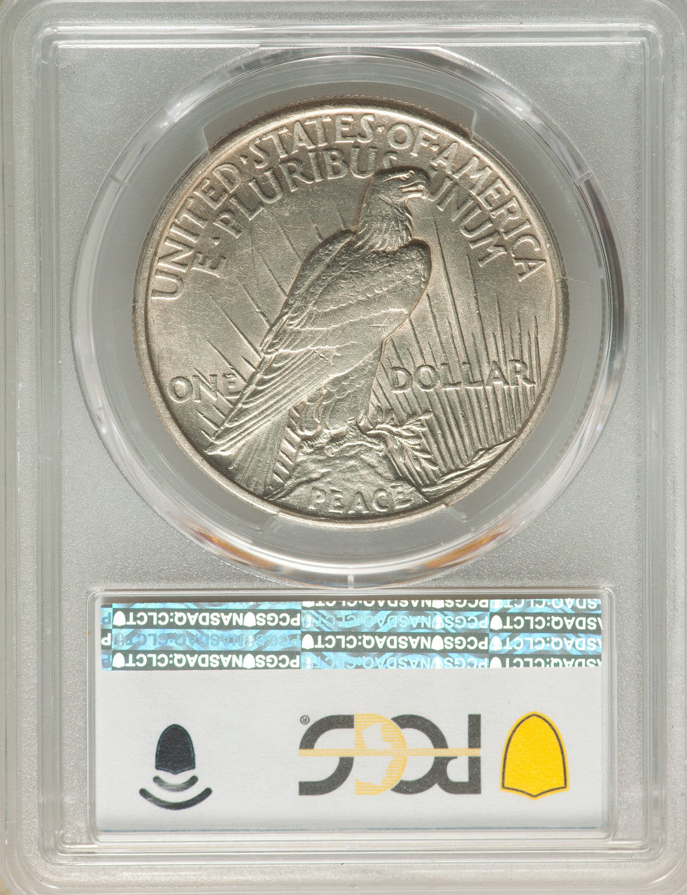 1921 S$1 Peace Dollar PCGS AU58
