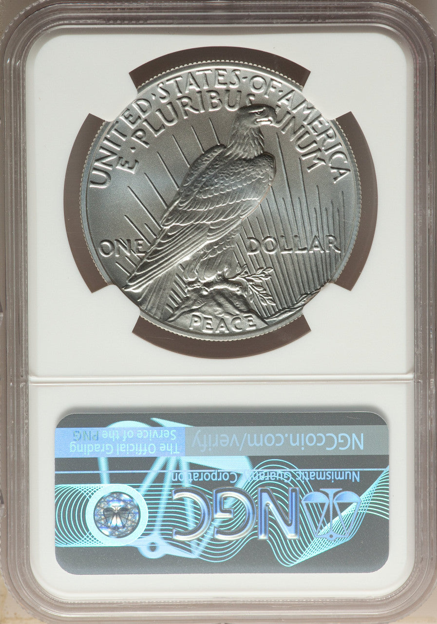 2021 $1 Peace 100th Anniversary Modern Commemoratives NGC MS70