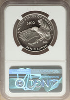 2022-W $100 One-Ounce Platinum Eagle Freedom of Speech First Strike NGC PF70