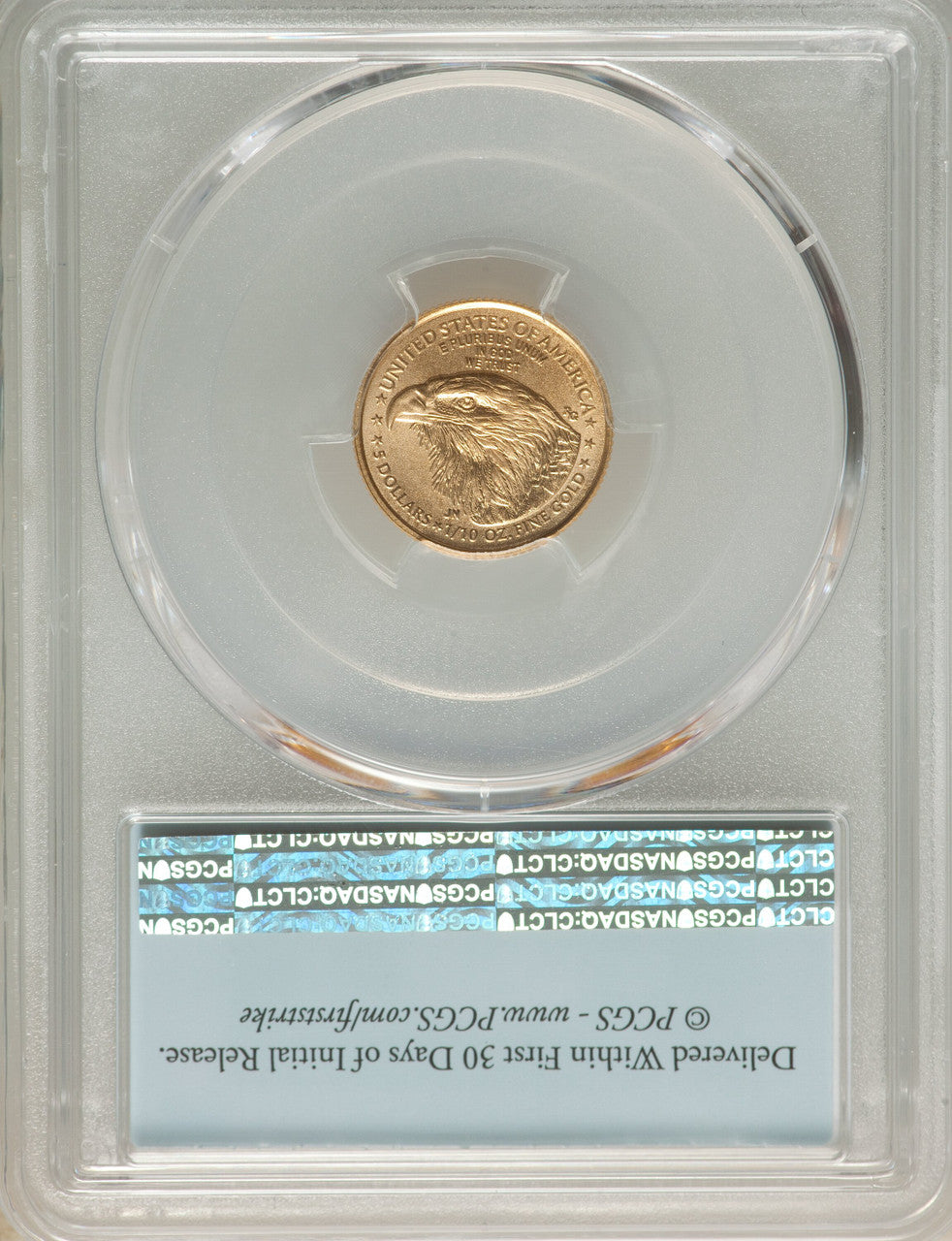 2022 $5 Tenth Ounce Gold Eagle FS PCGS MS70