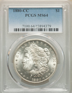 1880-CC S$1 Morgan Dollar PCGS MS64