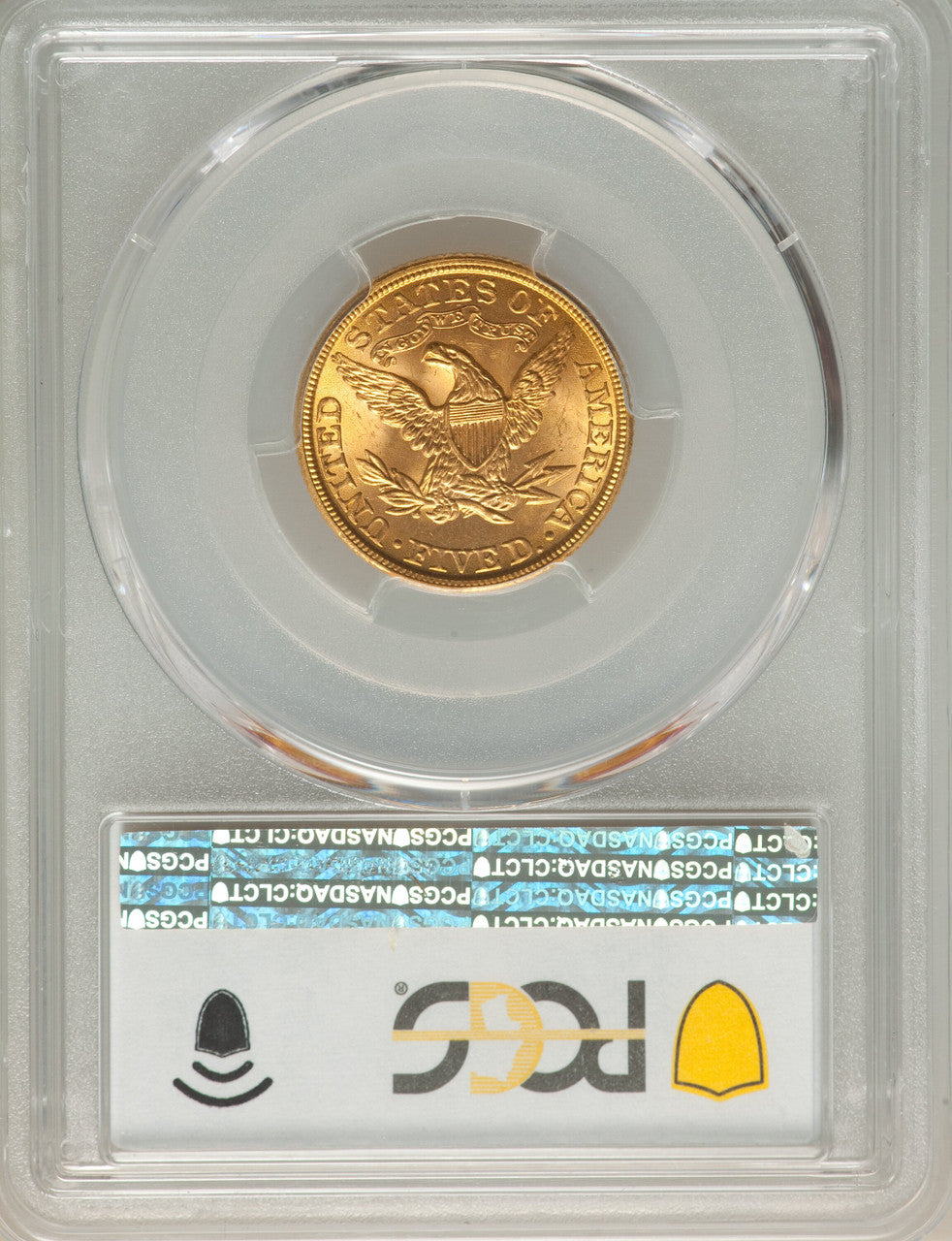 1907 $5 Liberty Half Eagle PCGS MS64+