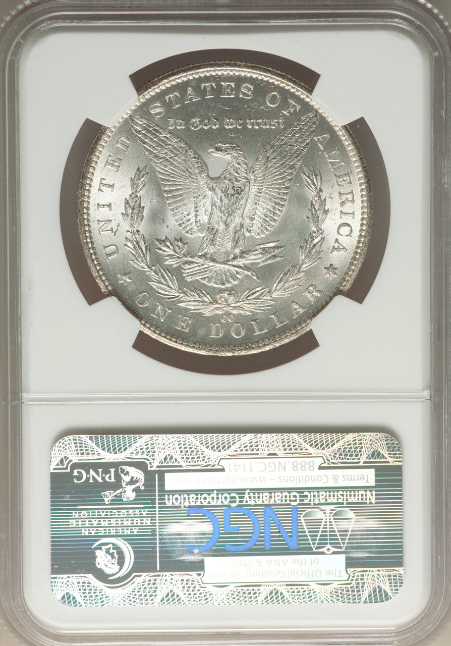 1885-CC S$1 CAC NGC Plus Morgan Dollar NGC MS64+