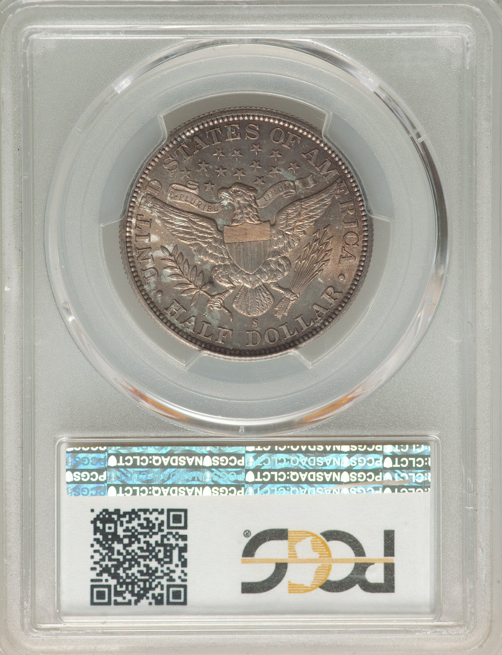 1895-S 50C Barber Half Dollar PCGS MS65