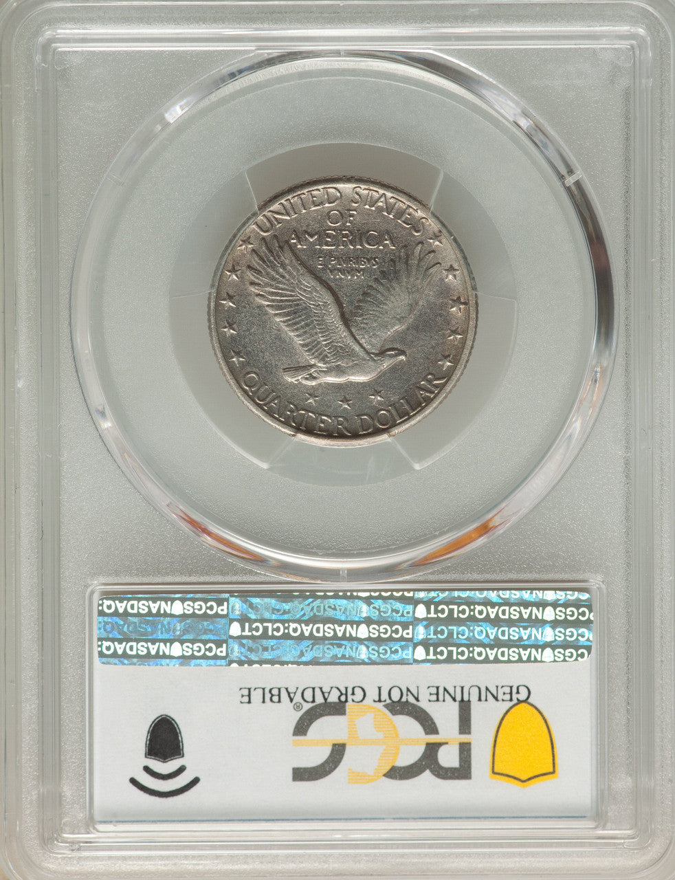 1923-S 25C Genuine Standing Liberty Quarter Genuine PCGS AU50