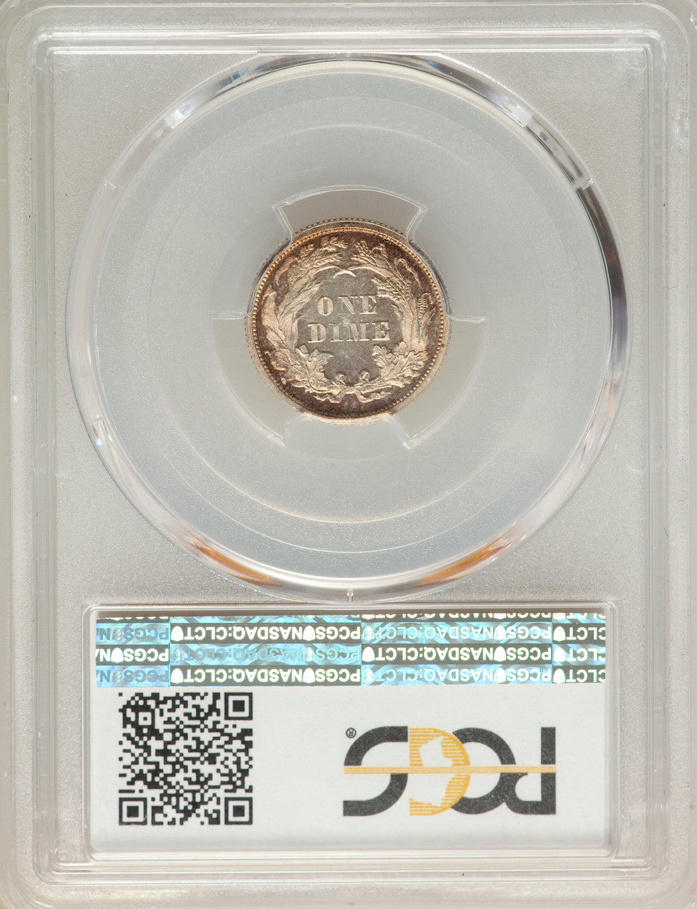 1875 10C CA Proof Seated Dime PCGS PR64
