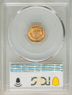 1889 G$1 CAC Gold Dollar PCGS MS64