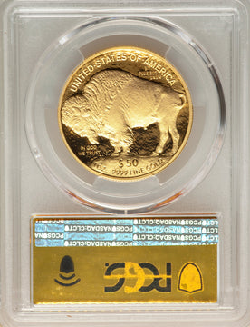 2008-W $50 One-Ounce Gold Buffalo .9999 Fine Gold PCGS PR70