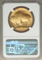 2008-W $50 One-Ounce Gold Buffalo First Strike SP NGC MS70