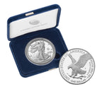 2025-P 250th Anniversary U.S. Marine Privy Silver Eagle w/Box & COA