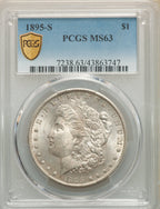 1895-S S$1 Morgan Dollar PCGS MS63