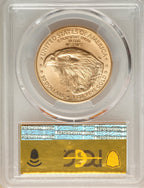 2021-W One-Ounce Gold Eagle Type Two Burnished FDI PCGS MS70