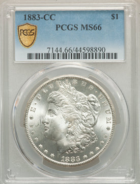 1883-CC S$1 Morgan Dollar PCGS MS66