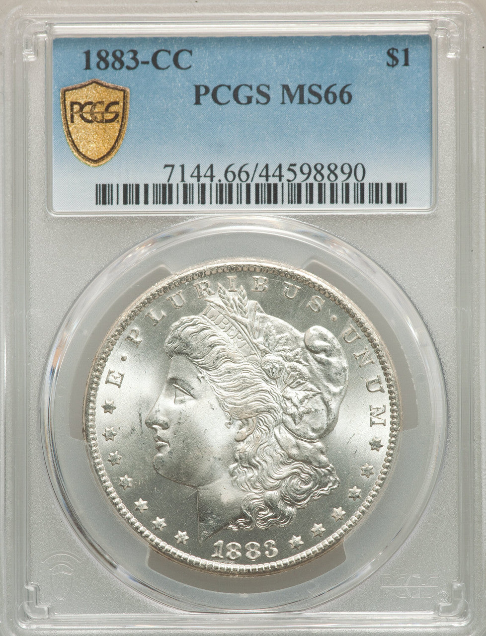 1883-CC S$1 Morgan Dollar PCGS MS66