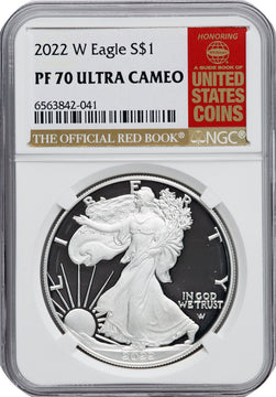 2022-W S$1 Silver Eagle PRDC NGC PF70