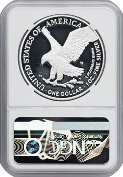 2022-W S$1 Silver Eagle PRDC NGC PF70