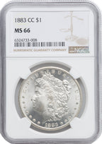 1883-CC S$1 Morgan Dollar NGC MS66