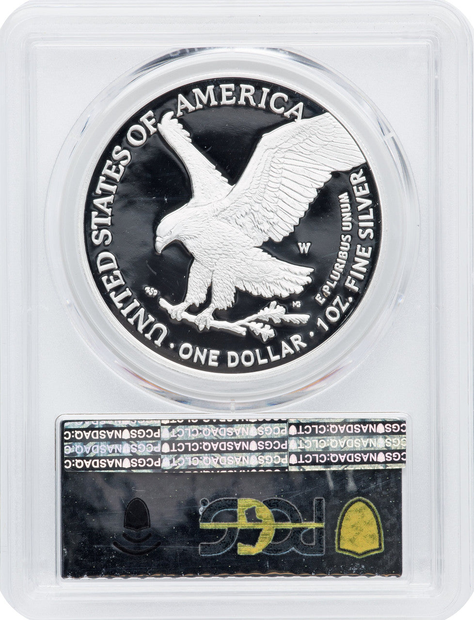 2022-W S$1 Silver Eagle FDI PRDC PCGS PR70