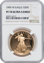 1995-W One-Ounce Gold Eagle NGC PF70 Ultra Cameo