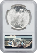 1923 $1 CAC Peace Dollar NGC MS66