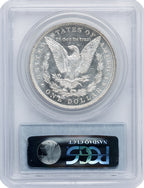 1887 $1 DM Morgan Dollar PCGS MS65