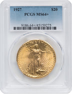 1927 $20 Saint-Gaudens Double Eagle PCGS MS64+