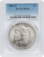 1892-O $1 Morgan Dollar PCGS MS64