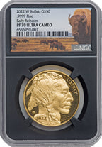 2022-W G$50 Gold Buffalo FS DCAM NGC PF70