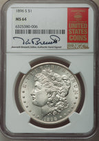 1896-S $1 Morgan Dollar NGC MS64