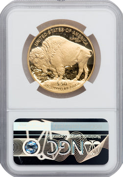 2019-W $50 One-Ounce American Buffalo .9999 Fine Gold First Strike NGC PF70