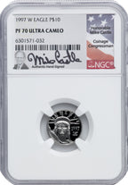 1997-W $10 Tenth-Ounce Platinum DC NGC PF70