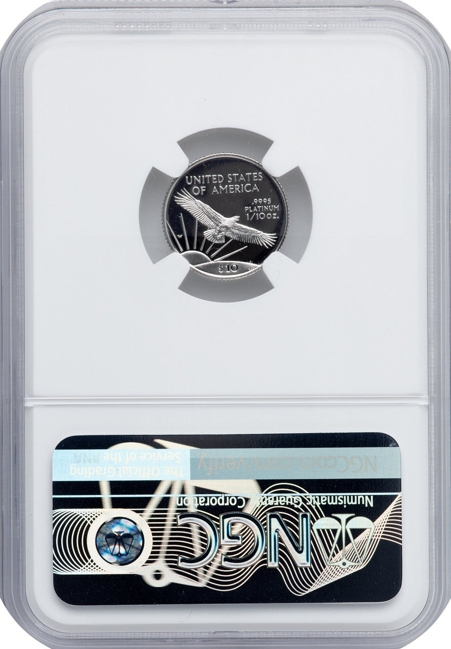1997-W $10 Tenth-Ounce Platinum DC NGC PF70