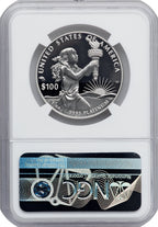 2014-W $100 One-Ounce Platinum Eagle Mike Castle Signature NGC PF70