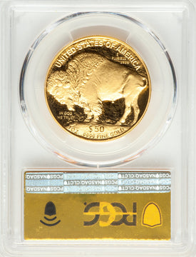 2006-W $50 One-Ounce Gold Buffalo .9999 Fine Gold PCGS PR70