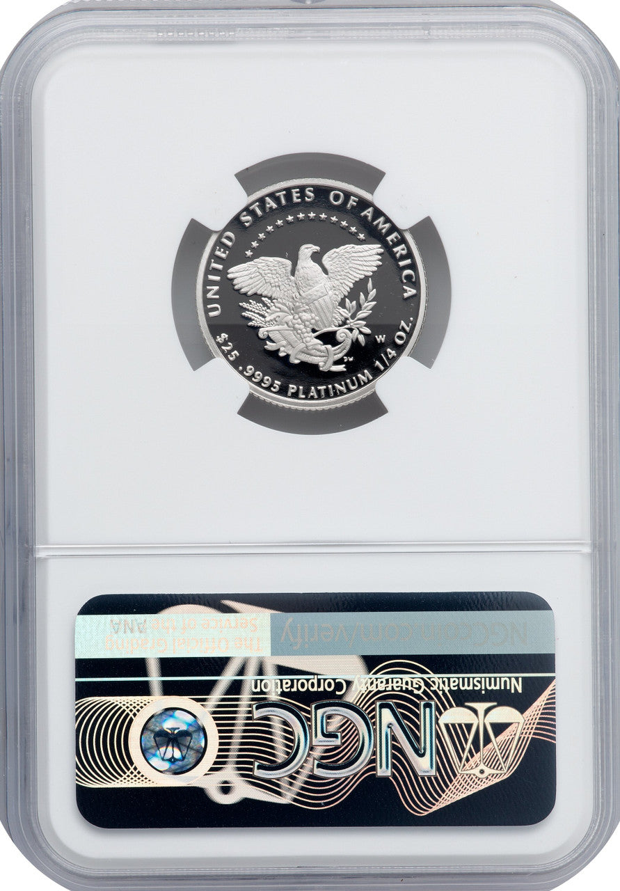 2005-W $25 Quarter-Ounce Platinum Eagle Statue of Liberty NGC PF70