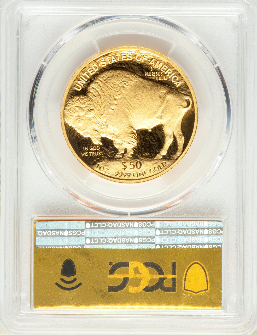 2008-W $50 One-Ounce Gold Buffalo .9999 Fine Gold PCGS PR70