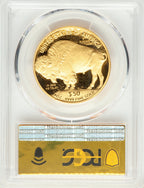 2010-W $50 One-Ounce Gold Buffalo .9999 Fine Gold PCGS PR70