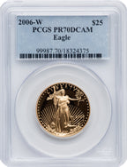 2006-W $25 Half-Ounce Gold Eagle PCGS PR70