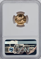 1990-P $5 Tenth-Ounce Gold Eagle NGC PF70 Ultra Cameo