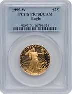 1995-W $25 Half-Ounce Gold Eagle PCGS PR70