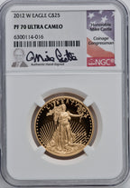 2012-W $25 Half-Ounce Gold Eagle NGC PF70